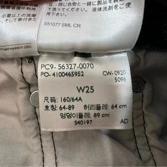 Levi's Premium 501 Cut Off  Denim Shorts 100% Cotton Button Fly Black Size 25 - Picture 10 of 12